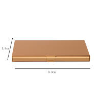 Caja De Metal Para Tarjetas De Negocio Creativa De Aleación De Aluminio Portaidentificación Y Monedas Unisex Colorido - details 51