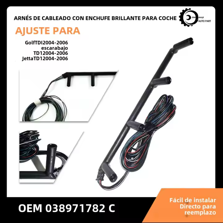 Alavanzadora De Sistema De Admisión Para Volkswagen Golf Beetle Jetta 1.9L TDI 2004-2006 038971782C Con Cable De Encendido De Coche - 1