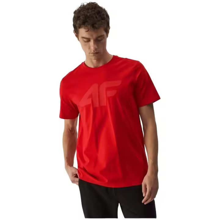 Camiseta de Manga Corta 4F  para hombre en color rojo - 1