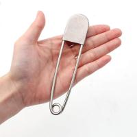 Grande Pin De Seguridad De Acero Inoxidable 1Pcs 12.8cm Herramientas De Costura DIY Agujas Empaquetadas Para Fijar Archivos - details 6