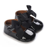 Zapatos De Princesa Para Bebé Niña En Lace Blanca Mocasines Con Lazo Y Borde Antideslizante De Goma Primera Calzado Para Caminar - details 154