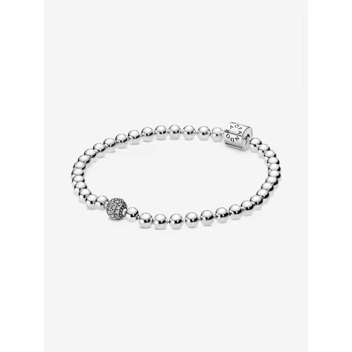 Pandora - Pulsera de cuentes y pavé - Plata de Lei - 1