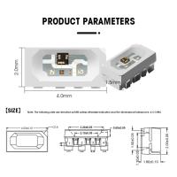Iluminación lateral de Chip LED IC para tira de pantalla de visualización, 100 piezas, SK6812, SIDE-A, SK6812, SMD 4020 RGB, direccionable individualmente - details 2