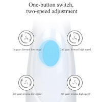 Nueva Cepillo De Limpieza Sonic Nu Face Rotativo Sistema De Spa Facial Galvanica Profundo Limpieza Y Eliminación De Quistes Negro USB Incluido Rejuvenecimiento De Piel Hidratación Tensado - details 18