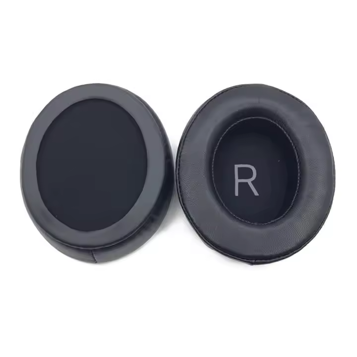 Almohadillas de espuma elástica para auriculares SENNHEISER MOMENTUM 3 3.0, repuesto de piel de cordero, color dorado - 1