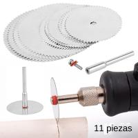 Discos De Corte Mini Para Herramienta Dremel 11-60pcs Hojas De Sierra HSS Para Madera Y Metal Accesorios De Rotación Disco Circular De Diamante Para Trabajos De Carpintería - details 0
