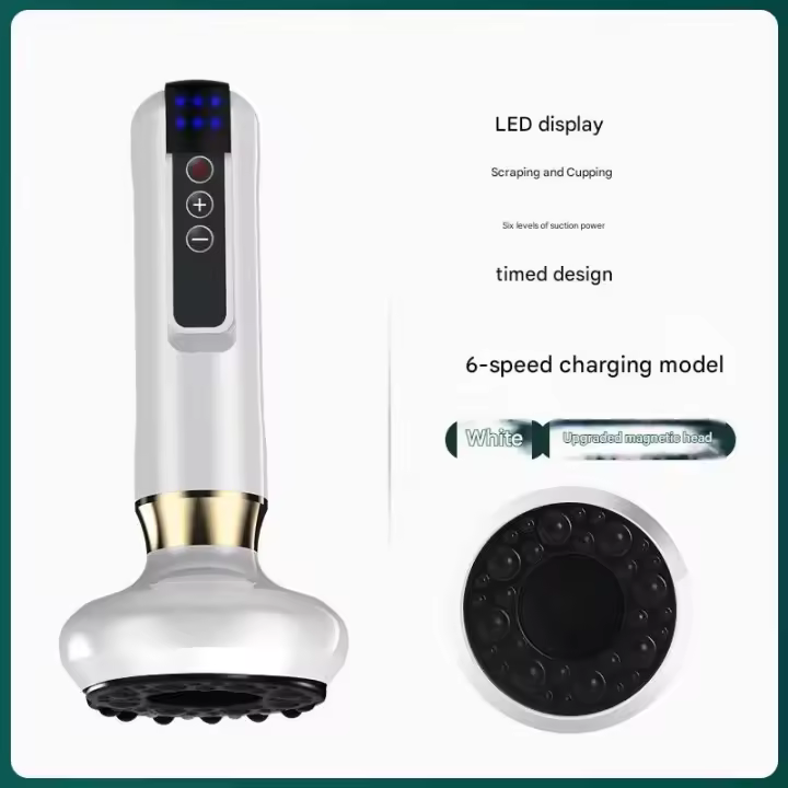 Masajeador de ventosas con presión negativa intelente, Aparato de raspado Eléctrico inalámbrico, ventilación, fisioterapia, cuidado de la Salud. - 1