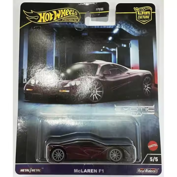 Hot Wheels Premium Exotic Envy McLaren F1 5/5 - 1