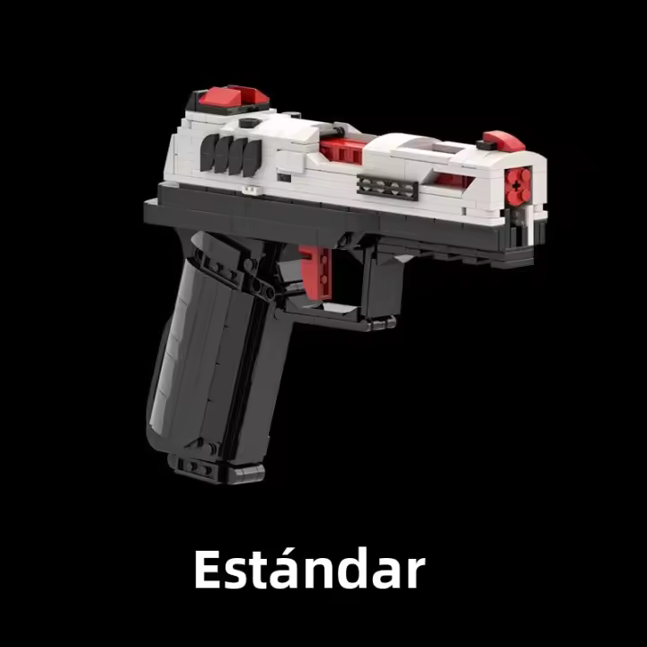 500PCS Bloques De Construcción Técnicos P320 Pistola Modelo De Juguetes DIY Regalo Para Niños Edad Recomendada 6-12 Años Material Plástico - 1