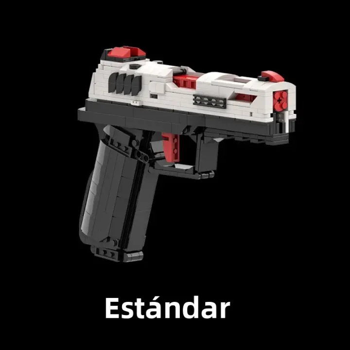 500PCS Bloques De Construcción Técnicos P320 Pistola Modelo De Juguetes DIY Regalo Para Niños Edad Recomendada 6-12 Años Material Plástico - 1