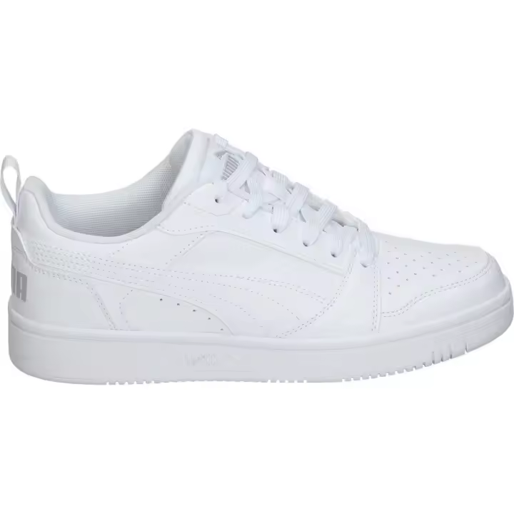 PUMA | Zapatilla Baja Puma Rebound V6 para Mujer – Deportiva en Color Blanco – Sneaker con Cordones – Estilo Casual – Versátiles y Cómodas – Combinables – Modelo 393833-03 - 1