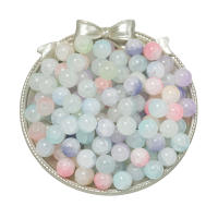 30pcs Huesos De Cristal De Colores Mixtos 10mm 4 Estilos Bolas Redondas Para Pulseras Collares Aretes Accesorios De Joyería - details 7