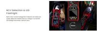 Pinza Medidora INRUSH KAIWEETS HT208D, sensor NCV, probador de tomacorrientes GFCI, prueba de cable nulo y cable vivo, pinza medidora True-RMS, funciones avanzadas - details 4