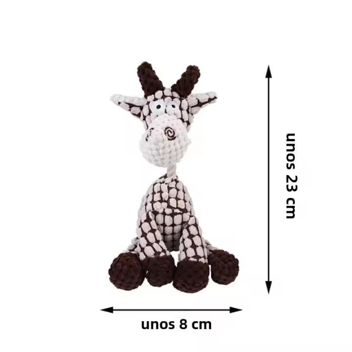 Juguete De Mascota Divertido En Forma De Burro Para Perros Y Puppies Squeaky De Terciopelo Masticable Mediano Accesorios Para Entrenamiento Con Sonido De Hueso De Peluche - 1