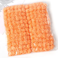 144Pcs Mini Rosas Artificiales 7.5cm Esponja Flores Falsas Para Decoración De Boda Decoración De Hogar Regalos DIY Accesorios - details 12