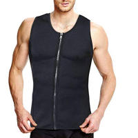 Chaleco De Sauna Para Hombres Entrenador De Cintura Sudadera Ajustador De Cuerpo Quemagrasa Top De Gimnasio Fitness Correas De Grasa - details 3