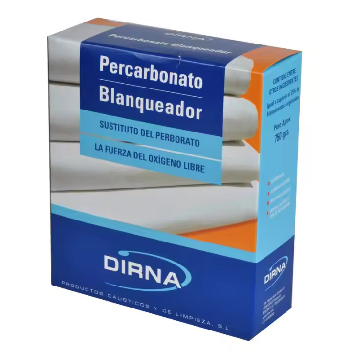 DIRNA Dirna Percarbonato Blanqueador 750 Gr - Desinfectante de Ropa Sin Olor - 1