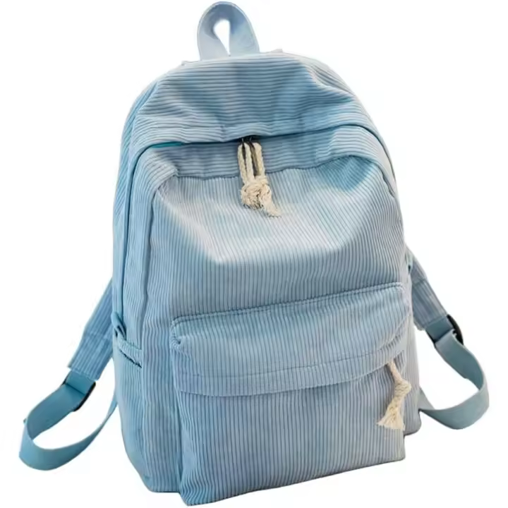 Personalizada Corduroy Preppy mochila de las mujeres - 1