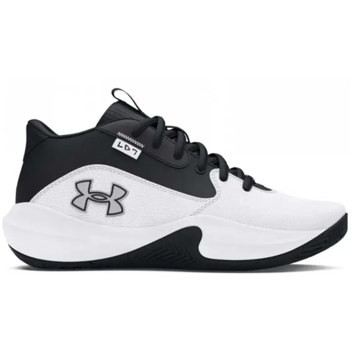 Calzado Baloncesto marca Under Armour modelo 3028513-102 para kids en color blanco - 1