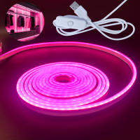 Tira De Luz LED Rosa Flexible 100-500cm 5V Fuente De Alimentación De Bajo Voltaje USB Control De Iluminación Con 501 Botones Decoración Para Hogar Hoteles Restaurantes - details 2