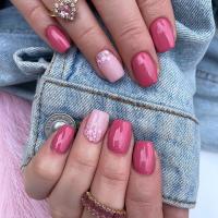 Kit De Uñas Postizas Con Diseño Geométrico Y Estampado De Océano Azul 24 Piezas Uñas Falsas Cortas De ABS Para Arte De Uñas - details 40