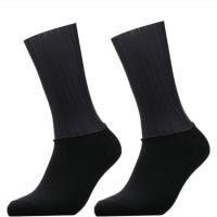 Calcetines De Ciclismo Anti Deslizantes De Silicona Para Verano Blanco Línea Deportiva Para Hombres Calcetines De Bicicleta Y Running - details 3