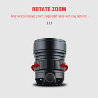 BORUiT Linterna De Cara COB LED Potente Con Zoom Recargable USB Impermeable Para Camping Pesca Ciclismo Senderismo - details 4