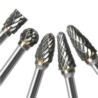 10 PCs Broca De Carburo De Tungsteno 1/8" Herramienta Rotativa De Burilado Doble Corte De Diamante Para Dremel Herramientas De Molienda Eléctrica Metalworking - details 2
