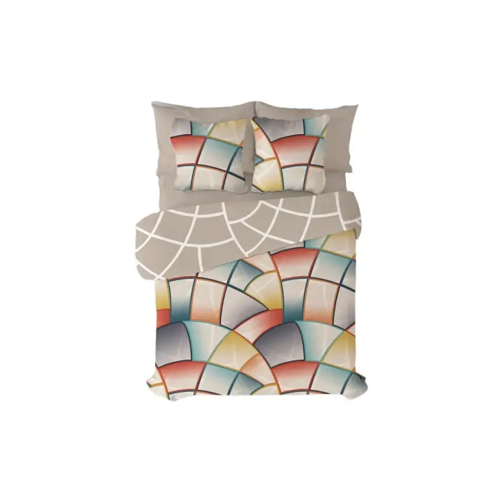 Funda Nórdica Pierre Cardin Lucas Marrón 144 Hilos 220 x 230 cm - 1