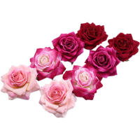 10PCS Rosas De Seda Artificiales Para Scrapbooking Flores Para DIY Coronelas Decoración De Hogar Bodas Accesorios De Año Nuevo - details 14