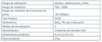 Pulsioxímetro Adulto  - Comprobación Saturación de Oxigeno y Frecuencia del Pulso - details 0
