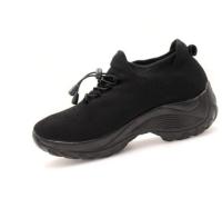 Zapatillas De Correr Para Mujer Talla Grande Otoño Invierno Calcetines Elásticos Altos Moda Transpirables Comodidad Para Exterior - details 0