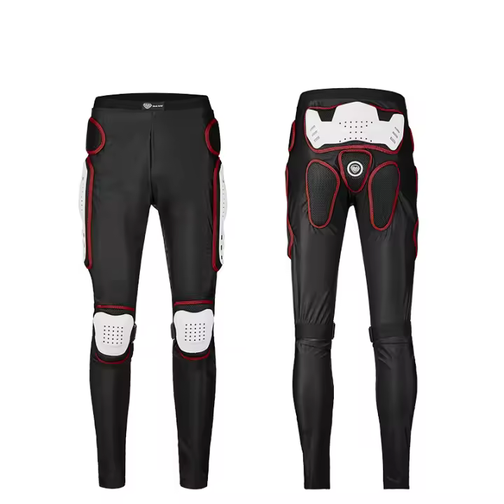 Pantalones De Motocross SULAITE Con Armadura Protección Cadera Rodilla Y Crotch Para Ciclismo De Motocicleta Equipamiento De Carreras Shorts Unisex Material 100% Poliéster - 1