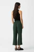Pantalón francesca verde oscuro. Pantalón muy fluido y freso, ideal para el verano. Con cinturilla ajustable - details 1