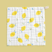 Toalla De Algodón Gauz Para Bebé Six-Layer Alta Densidad Suave Y Absorbente Conjunto De Toallas Cuadradas Impresión Jacquard Para Hombres - details 3