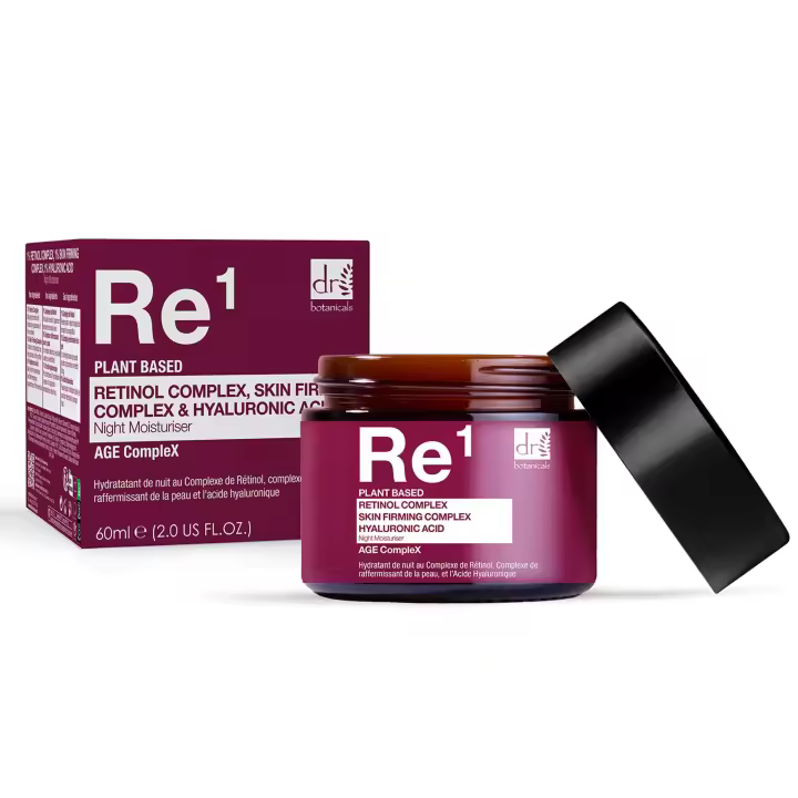 Dr Botanicals Retinol Complex, Skin Firming Complex & Hyaluronic Acid Crema Hidratante de Noche 60ml - 1