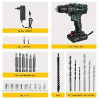 45Nm Taladro de impacto inalámbrico, 21V destornillador eléctrico, 1800RPM taladro percutor eléctrico, Mini taladro manual inalámbrico, herramientas eléctricas con batería de iones de litio - details 0