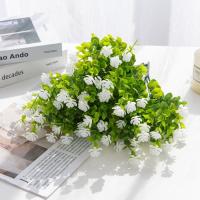 Eucalipto Artificial De Plástico Para Boda Decoración De Navidad Y Festivales Arreglo Floral Para El Hogar Y Arco Externo Plantas Falsas - details 14