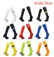 Calcetines De Fútbol Para Niños Y Niñas Algodón Transpirable Antideslizante Alto Hasta La Rodilla Para Ciclismo Y Entrenamiento Deportivo - details 0