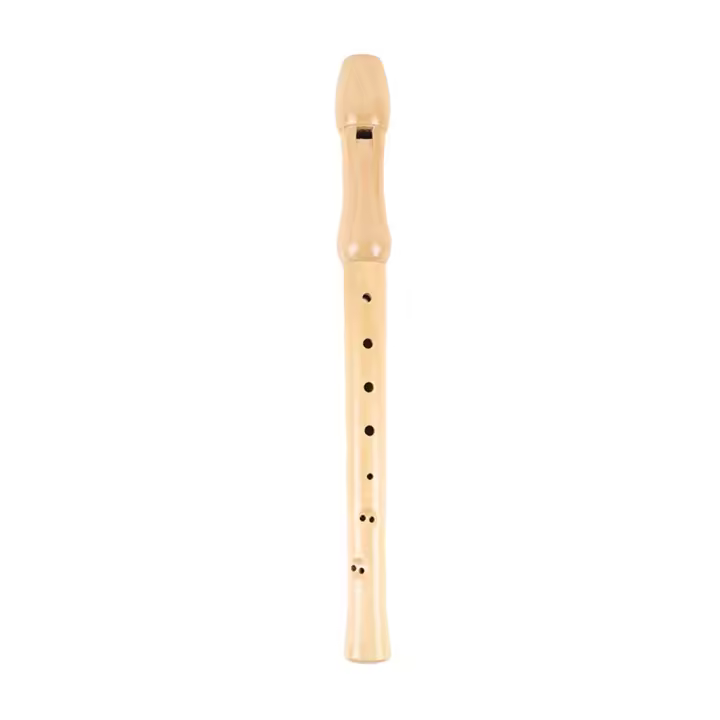 Flauta Soprano De Alta Tono Con Clavija C 8 Agujeros Para Principiantes Instrumento Musical Con Palillo De Madera G Fingering Clarinete - 1