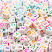 100pcs Cuentas De Letras Cuadradas 6mm Negro Y Oro Aleación De Acrílico Para Manualidades Y Creación De Joyas DIY - details 28