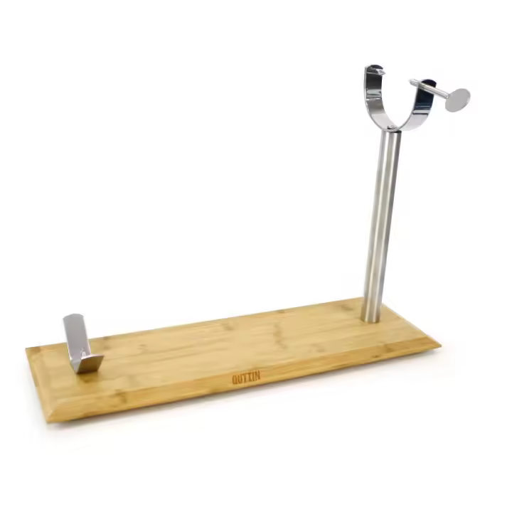 QUTTIN - SOPORTE JAMONERO BAMBUMETAL 48.5x16.5x2.3cm | Amystyle - 1