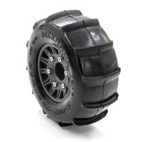 4PCS Neumáticos De Rueda Para Sling Shot Sand Snow Para Coche RC 1/10 Camión De Carreras Curtas Slash Losi 22S DR10 HPI - details 2