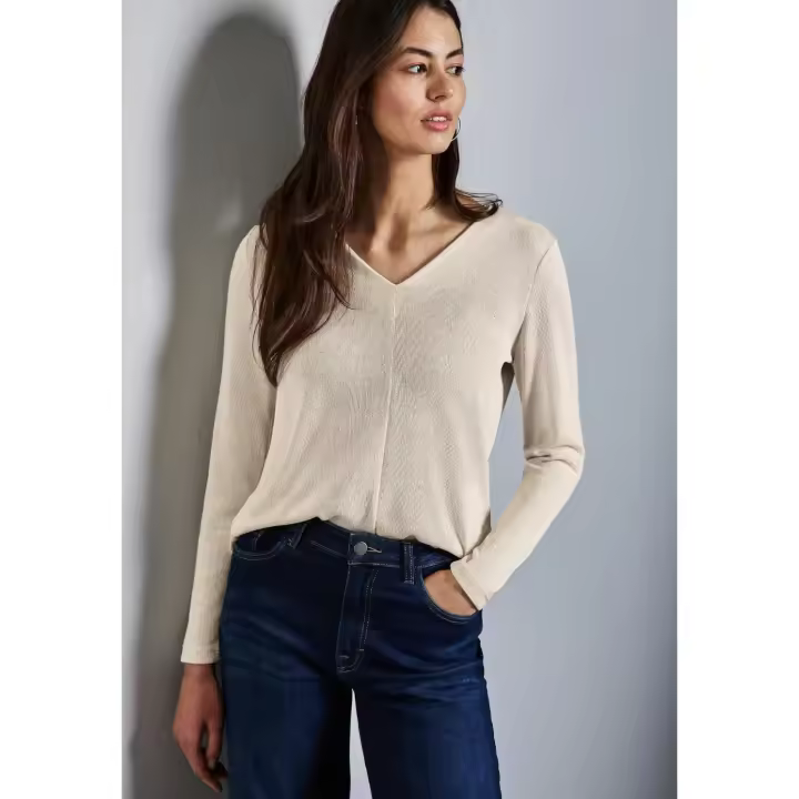 Street One Mod. PS322793 - Jersey fino cuello pico para mujer - 1