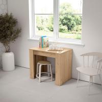 Skraut Home - Mesa Consola Extensible - Mesa Auxiliar - S III - Práctica y Versátil - Estilo Moderno - Fácil Montaje - 2 longitudes 58/222x90x77cm y 58/262x90x77cm - details 1