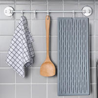 Alfombrilla De Secado De Platos De Silicona 41x15cm Grande Para Encimera Alfombrilla De Drenaje Para Platos Y Trivet De Silicona Moderno Y Ecológico - details 7