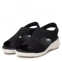 XTI 142737 02 Sandalias plataforma mujer 32175 24V SANDALIA GRABADA NEGRO - details 3