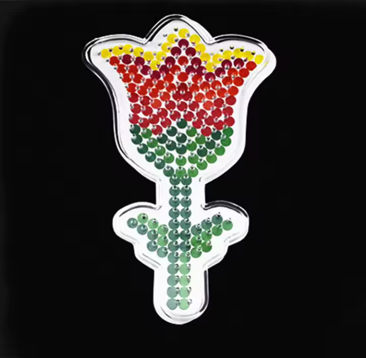 Plantilla De Bolas Hama 5mm Con Papel De Color Plástico Estampado Para Puzle De Pelets DIY Transparencia Forma Pegboard - 1