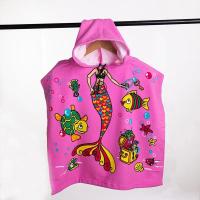 Albornoz con estampado de Dibujos animados para Bebé, toalla de Playa de Unicornio para Niña, Toalla de Baño de Dinosaur Tiburón para Niño, Capa con capucha, toalla, artículo de baño para niños - details 11