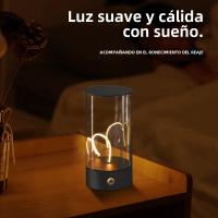 Lámpara De Mesa LED Recargable Con Sensor Táctil Y Magnético Portátil Para Exterior Y Camping Luz Nocturna Con Tres Niveles De Brillo Dimmer - details 3